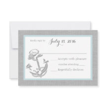 Graue Karte für die Reaktion der Anker