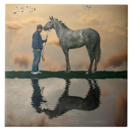 Graue Keramik OTTB Fliese