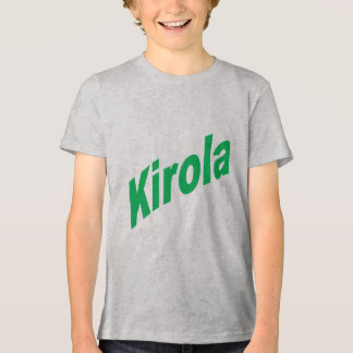 Graue KIROLA-Kindershirts Tri-Blend Shirt