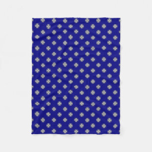 Graue Klee Fleecedecke