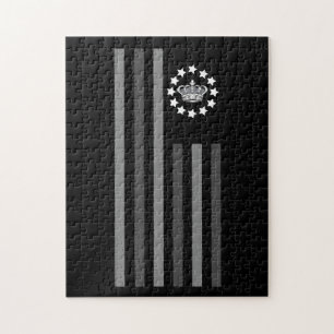 Graue Krone - Flagge Puzzle