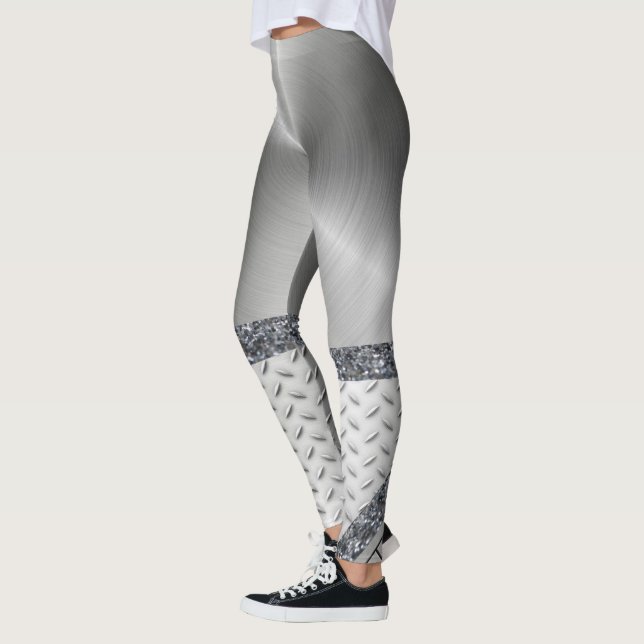 Graue Leggings (Links)