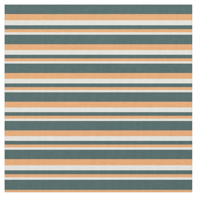 Graue Linien in Beige, Braun und Dunkel Stoff (Nahaufnahme)