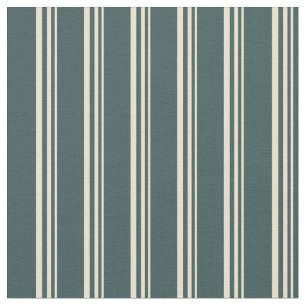 Graue Linien in Beige und Dark Slate Stoff