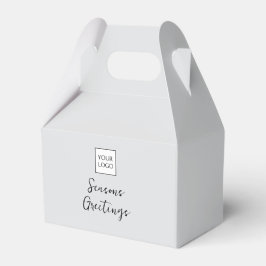 Graue Logotext-Promotion-Verpackung für Unternehme Geschenkschachtel