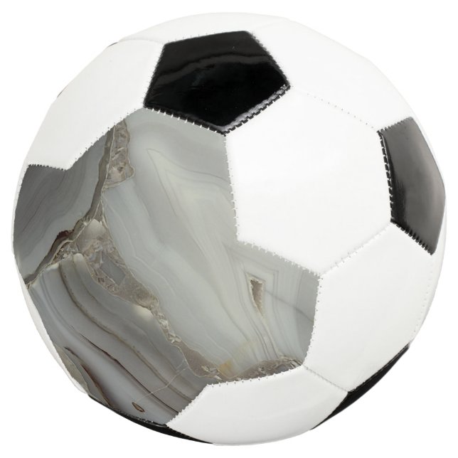 Graue Marmor mit Goldvene Fußball (Dreiviertel)