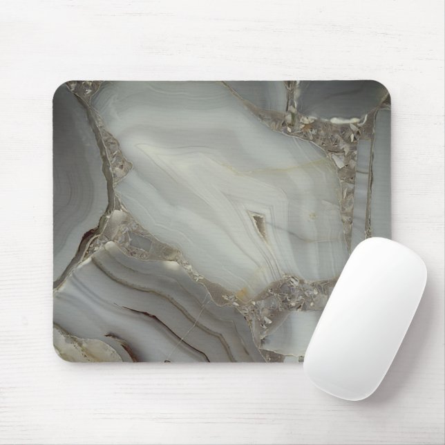 Graue Marmor mit Goldvene Mousepad (Mit Mouse)