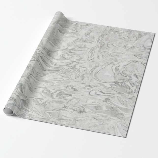 Graue Marmoroberflächen Geschenkpapier (Ungerollt)