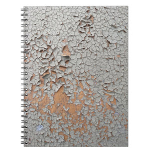 Graue Mauerfarbe Notizblock