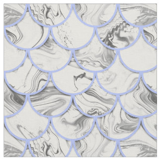 Graue Meerjungfrauen Stoff