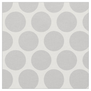 Graue Mod Dots Stoff