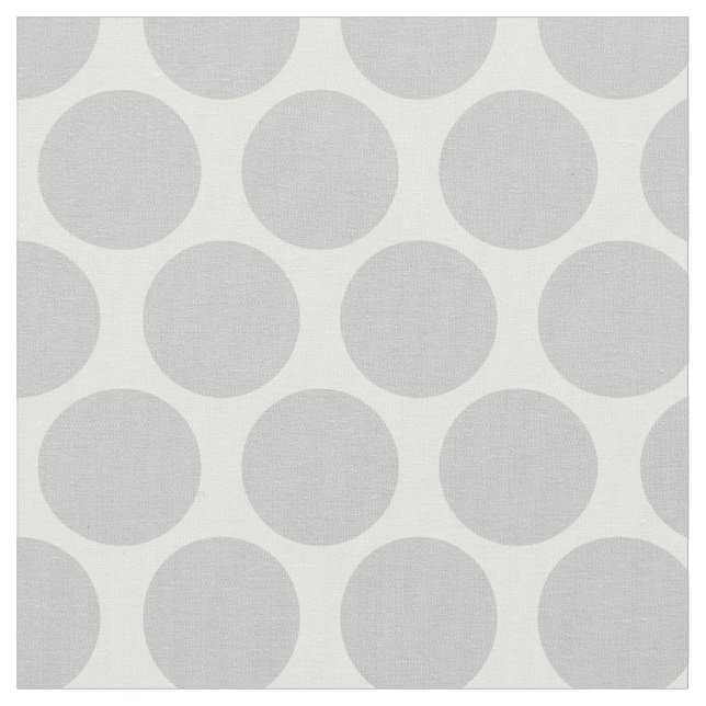 Graue Mod Dots Stoff (Nahaufnahme)