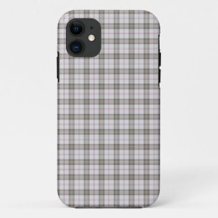 Graue Mode-Tartan Case-Mate iPhone Hülle