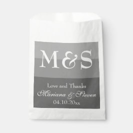 Graue moderne Schrift Geschenktütchen