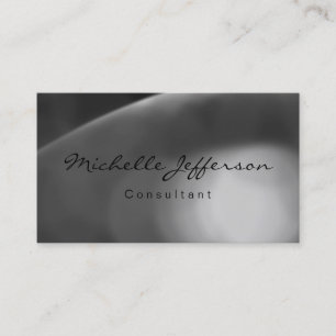 Graue Muster Consultant Class Script Business Card Visitenkarte