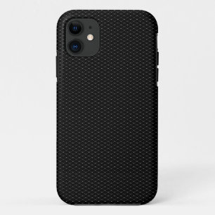 Graue Netzmasche auf schwarz Case-Mate iPhone Hülle