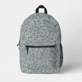 Graue organische Steintextur nahtloses Muster Bedruckter Rucksack