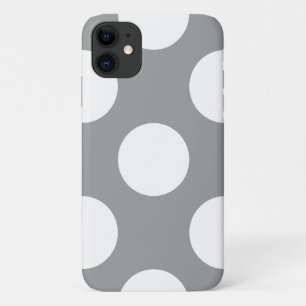 Graue Polka Dots, Polka Dot Pattern, Dots, Dotter Case-Mate iPhone Hülle