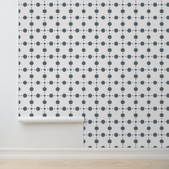 Graue Polka Dots, Polka Dot Pattern, Dots, Dotter Tapete (Anwendung)