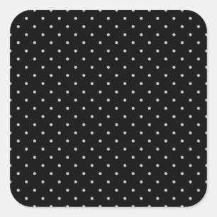 Graue Polka-Punkte ändern Alle Farbklick anpassen Quadratischer Aufkleber