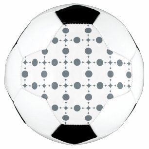 Graue Polka Punkte, Polka Punkt Muster, Punkte, Ge Fußball