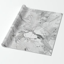 Graue "Regal Stone Vein" Marmortextur Wrapping Pa