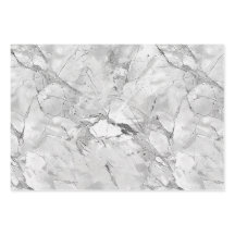 Graue "Regal Stone Vein" Marmortextur Wrapping Pa