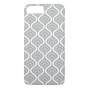 Graue Retro-Wellen Case-Mate iPhone Hülle