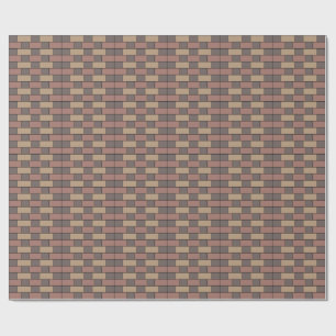 Graue rosa Backsteinwand Geschenkpapier