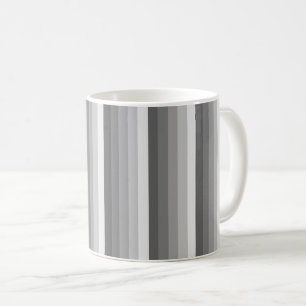 Graue Schattenstreifen Kaffeetasse