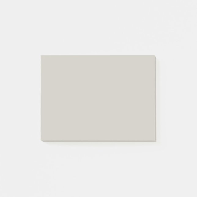 Graue Solid-Farbe einstellen Post-it Klebezettel (Vorderseite)