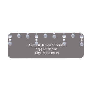 Graue Spiegel Glamour Glam Elegante Adressetikette