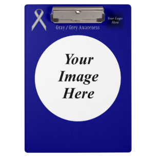 Graue Standard Ribbon Template von Kenneth Yoncich Klemmbrett