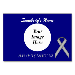 Graue Standard Ribbon Template von Kenneth Yoncich Tischnummer