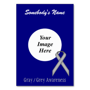 Graue Standard Ribbon Template von Kenneth Yoncich Tischnummer