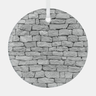 Graue Steinmauer, abstrakter Hintergrund. Ornament Aus Glas
