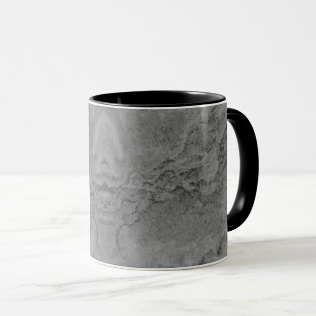 Graue Steinmuster-Tasse Tasse (VorderseiteRechts)