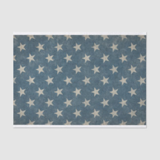 Graue Sterne mit blauem Hintergrund Seidenpapier