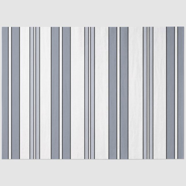 Graue Streifen Seidenpapier (Vorderseite)
