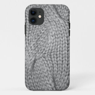 Graue Strickjacke strickte Blick, iPhone 5 Fall Case-Mate iPhone Hülle