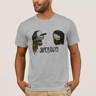 Graue SuperTypen T-Shirt