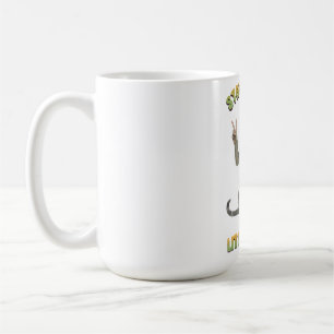 Graue Tabby-Katze Boho Stay Trippy Little Hippie  Kaffeetasse