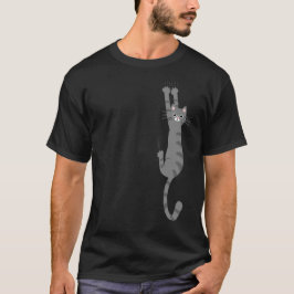 Graue Tabby-Katze | Funny Gray Striped Cat T-Shirt