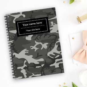 Graue Tarnung, Tarnung, Militär, Armee Notizbuch
