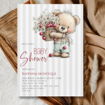 Graue Teddy Daisy Kirsche Sauber Baby Junge Baby S