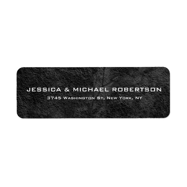 Graue Textur Schlicht Elegant Moderne Trendy Famil (Vorne)