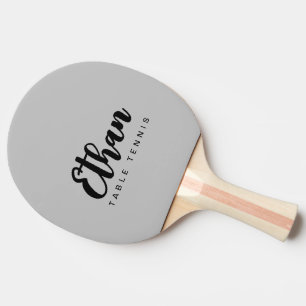 Graue Tischtennis-Skriptname Ping-Pong-Paddel Tischtennis Schläger