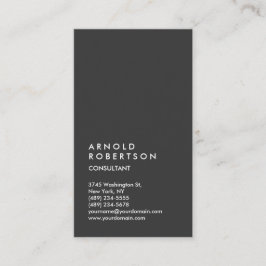 Graue, trendige Unternehmenskarte Visitenkarte