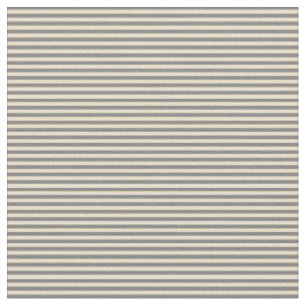 Graue und beige Streifen/Linienmuster Stoff