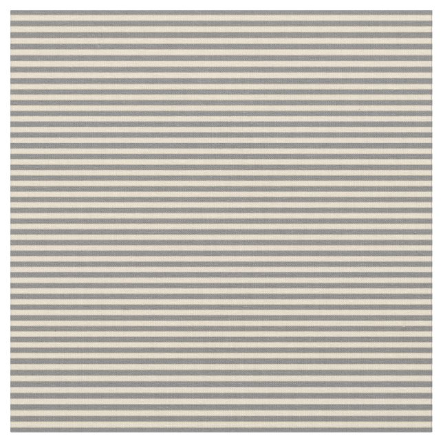 Graue und beige Streifen/Linienmuster Stoff (Nahaufnahme)